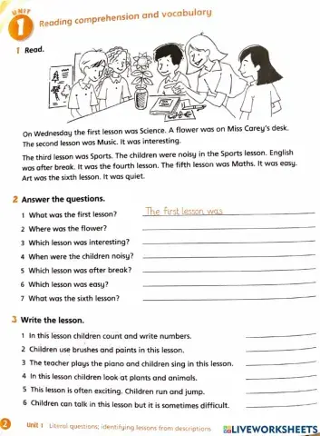 Reading Comprehension