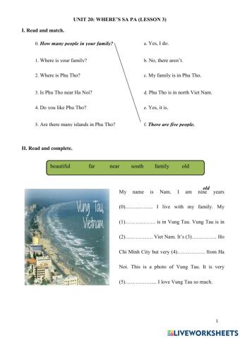 Grade 3-Unit 20-Where's SaPa?-L3