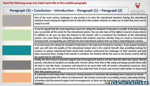 Writing a cause and effect essay