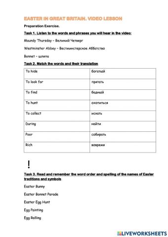 Easter Traditions in Great Britain