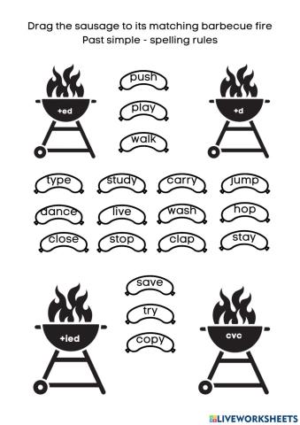 Past Simple Regular Verbs