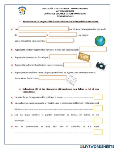 Los Mapas y Elementos