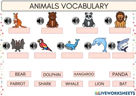 Animals Vocabulary