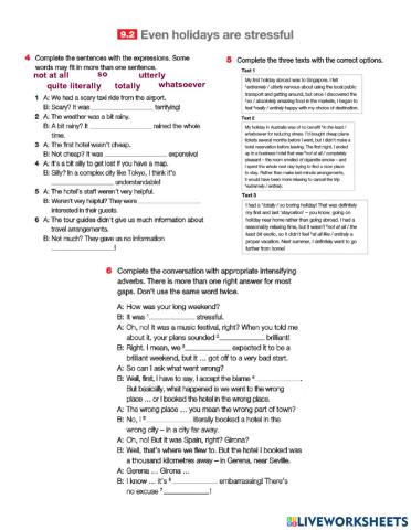 Even holidays are stressful