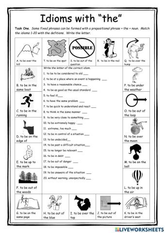 Idioms with -the- for Advanced Students