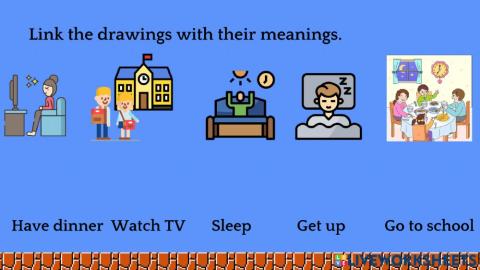 Daily routine with Mario