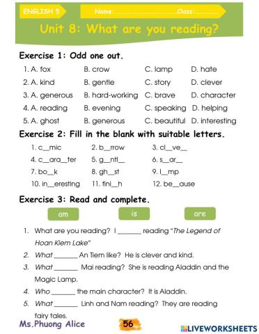 E5-U8-What are you reading?