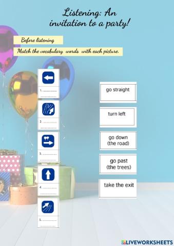 Invitation to a party