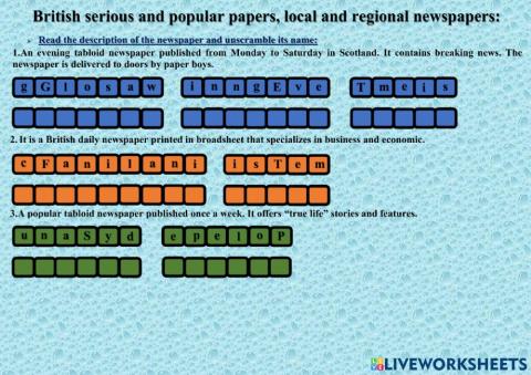 British newspapers Spelling