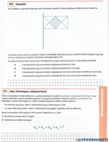 Kompetencia matematika 8 86-87