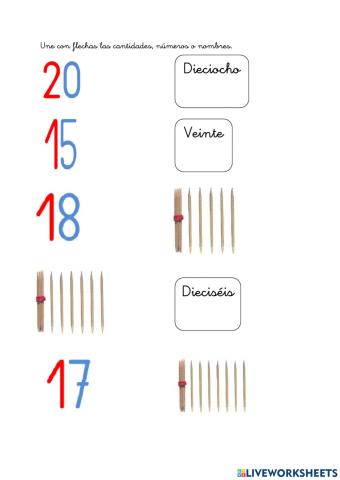 Numero, cantidad y símbolo