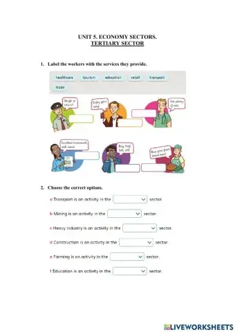 5.3 Sectors of Economy. Tertiary Sector