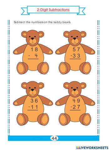 2-Digit Subtraction