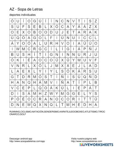 Deportes individuales