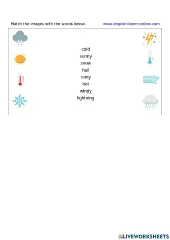 Lesson 10 - Weather, seasons, present continuous