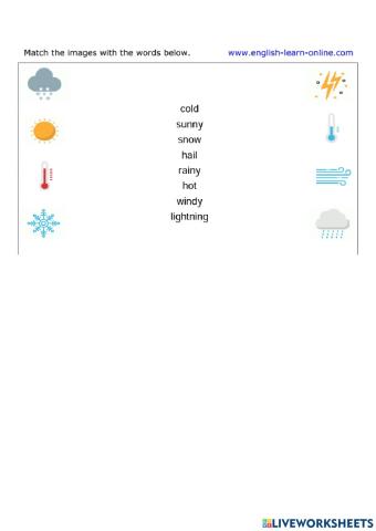 Lesson 10 - Weather, seasons, present continuous