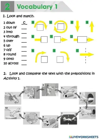 Prepositions of movement