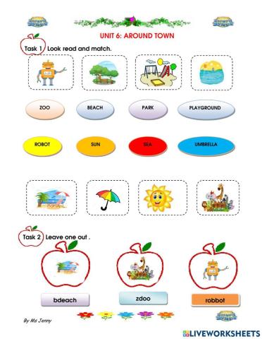 Smart start 2 theme 6 around town