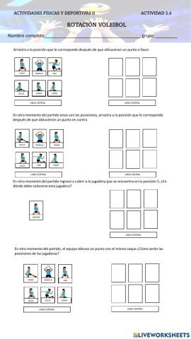 Rotación en Voleibol