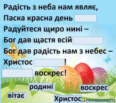 Великодня читанка