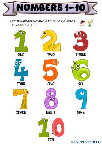 Numbers 1-10