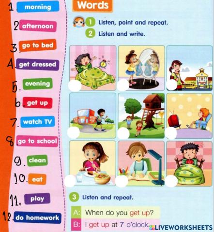 Listen point ans number