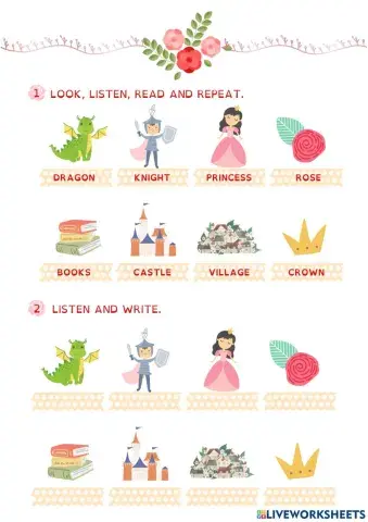 Saint george vocabulary