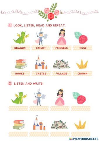 Saint george vocabulary