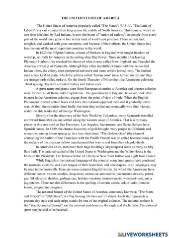 The united states of america