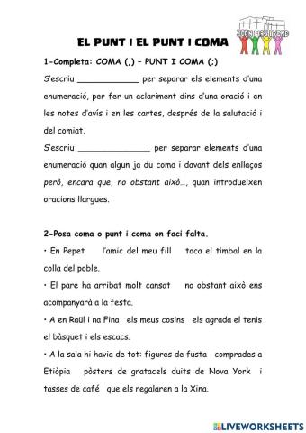 El punt i el punt i coma