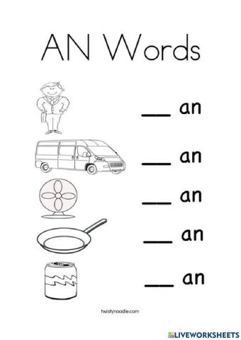 An words
