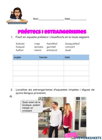 Estrangerismes i préstecs