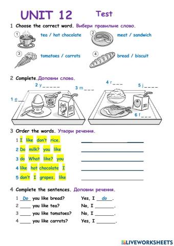 Family and Friends 1 Unit 12