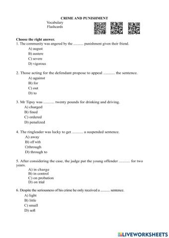 Crime and Punishment