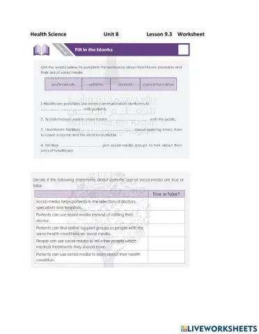 Social media and Healthcare