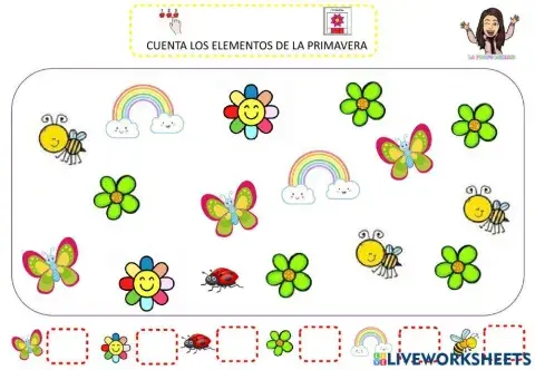 Cuenta los elementos de la primavera