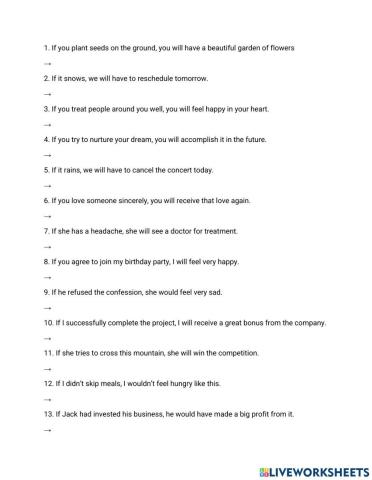 Câu Điều Kiện Đảo Ngữ