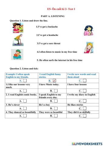 E5 cuối kì 2 Test 1