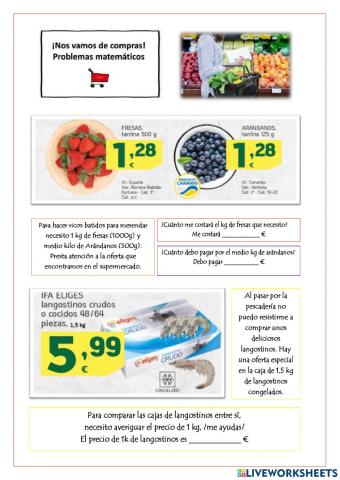 Operaciones con decimales