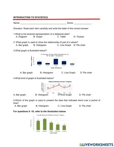 Activity worksheet no. 1