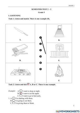 2nd Term Test-Grade 5-2