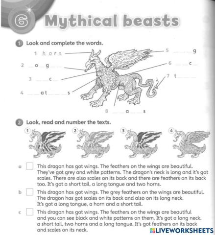 Mythical beasts