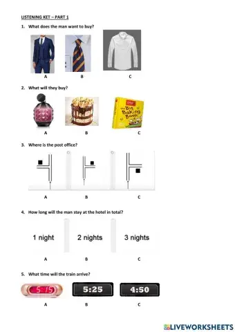 LISTENING KET - Part 1