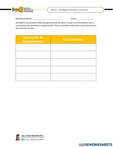 Capitulo 1 - 1.3.1 Generaciones de las Computadoras