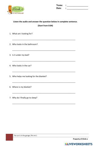 Listening Comprehension