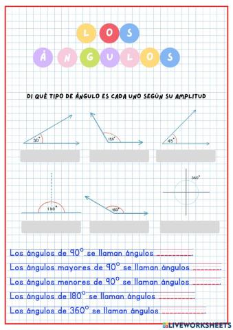 Amplitud de los ángulos