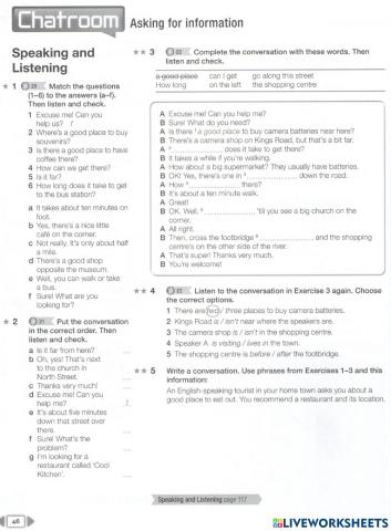 Asking for information