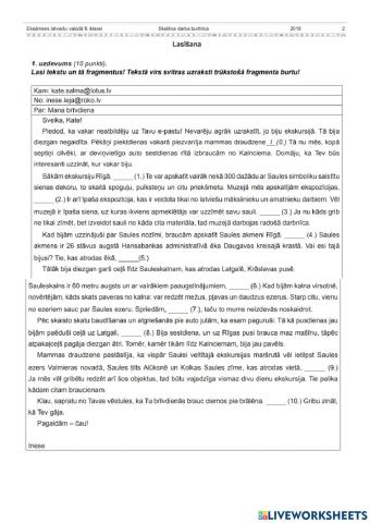 2018.gada eks. Lasīšana 9.kl. LAT2
