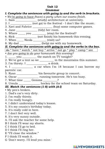 Feelings,holidays test int