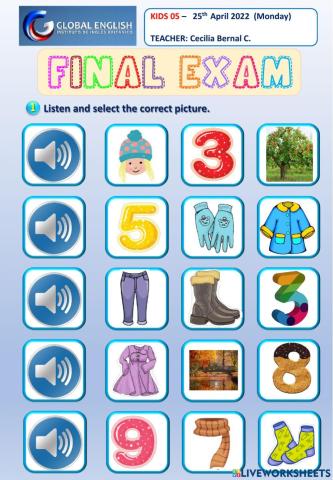Kids 05 - final exam